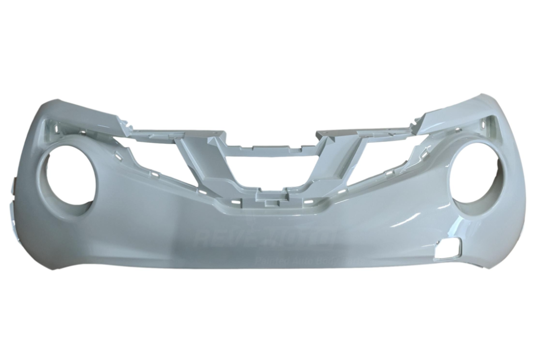 2015-2017 Nissan Juke Front Bumper Painted White Pearl (QAB) 620223YM4H NI1000307
