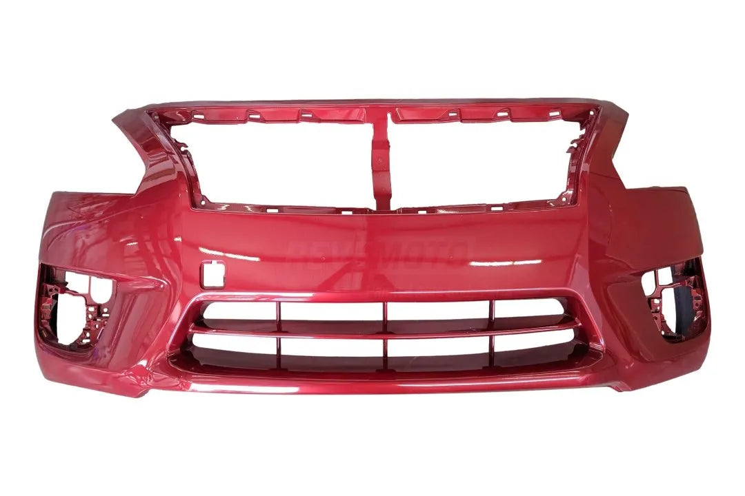 Painted Front Bumper Cover for 2013-2015 Nissan Altima  Red Pearl (NAH) Sedan 620223TA0H NI1000285 ReveMoto Painted Auto Parts Replacement