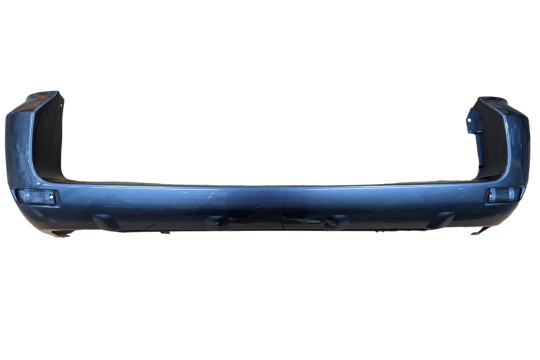 2006-2008 Toyota RAV4 Rear Bumper Painted (WITHOUT: Flare Holes) Pacific Blue Metallic (8R3) 5215942905 TO1100241 ReveMoto Painted Auto Parts Replacement