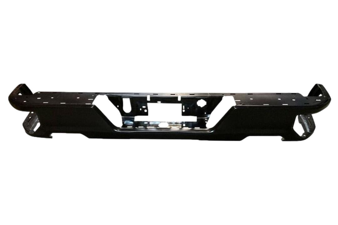 2019-2023 Chevrolet Silverado Rear Bumper Painted (1500/Dual Exhaust | WITHOUT: Park Assist Sensor Holes) 84574364_GM1102571