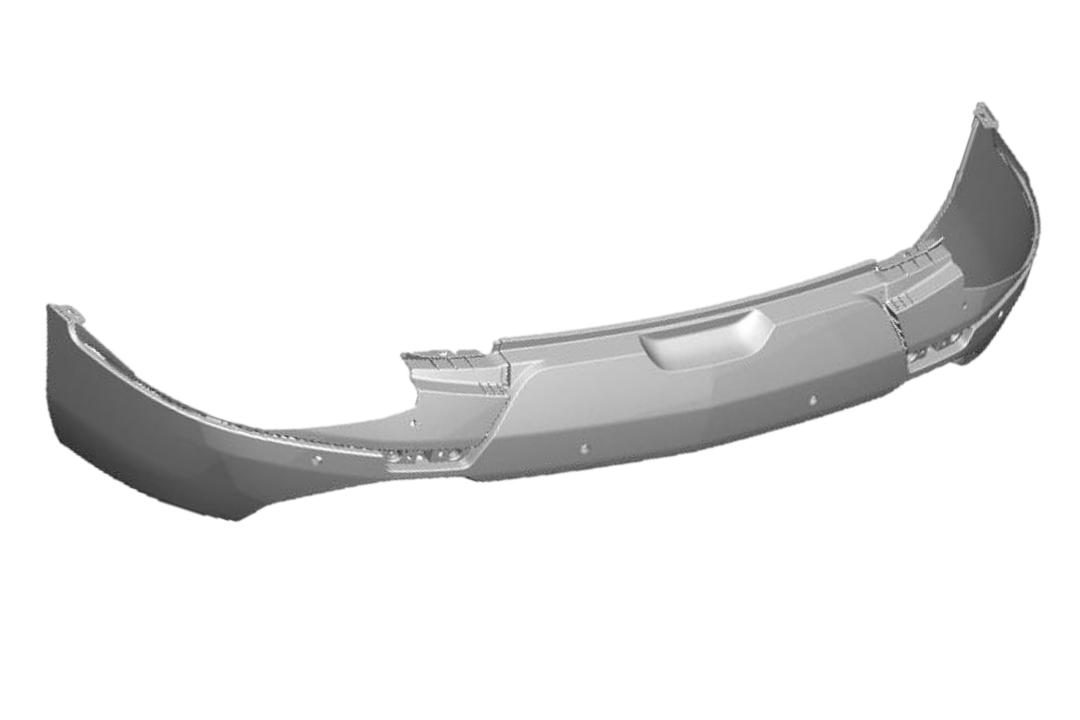 2019-2022 Chevrolet Blazer Rear Bumper Painted (WITH: Park Assist Sensor Holes) 84586870