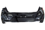 2018 Hyundai Sonata Rear Bumper Painted Black noir Phantom Black Metallic (S3B) 86611C2700 HY1100218