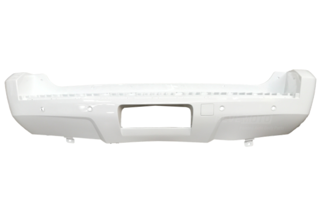 2007-2014 GMC Yukon Rear Bumper Painted (SLE SLT Models) Olympic White (WA8624) 20951793 GM1100783