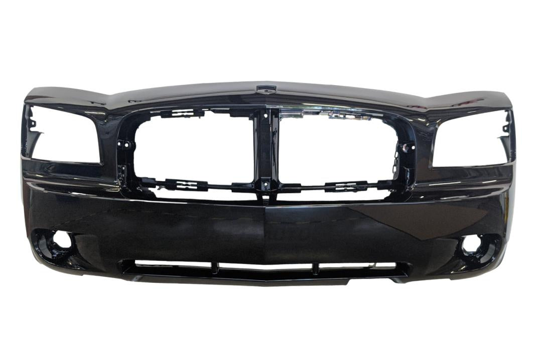 2006-2010 Dodge Charger Front Bumper Painted (R-T/SE/SXT Models) Brilliant Black Pearl PXR  4806179AE CH1000461