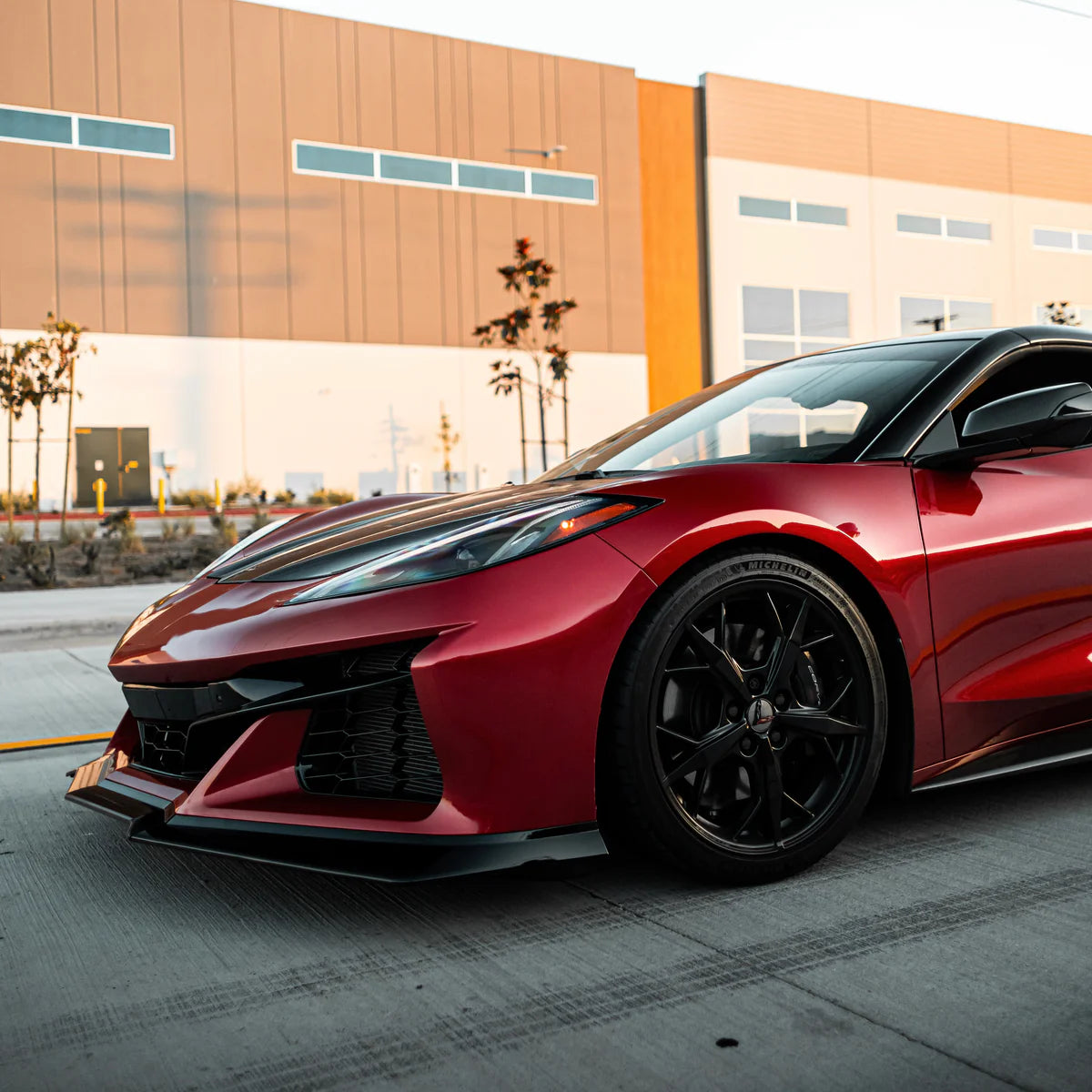 2020-2026 Chevrolet Corvette Painted Front Bumper Conversion Kit (Stingray to Z06)