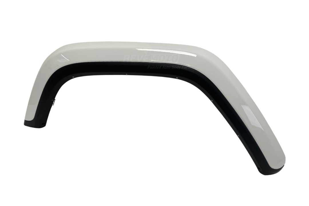 2018-2023 Jeep Wrangler Rear Fender Flare Painted (Rubicon, Sport, Sport S Model) Bright White (PW7) 6AD74TZZAF