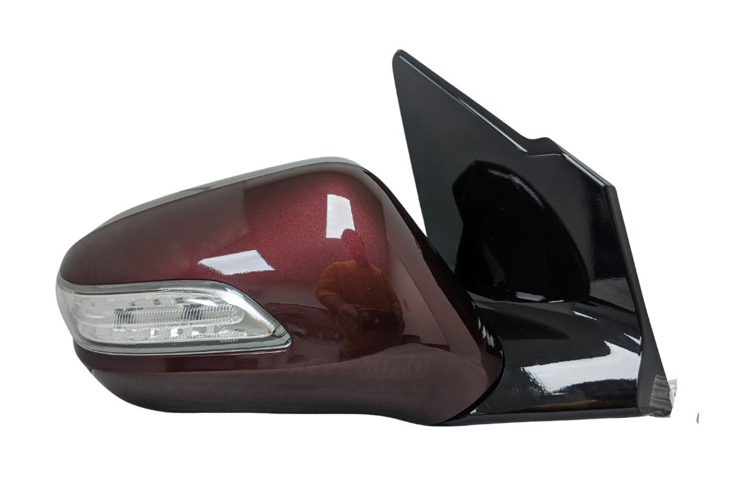 2013 Acura MDX Side View Mirror Painted Dark Cherry Pearl (R529P) 76200STXA12
