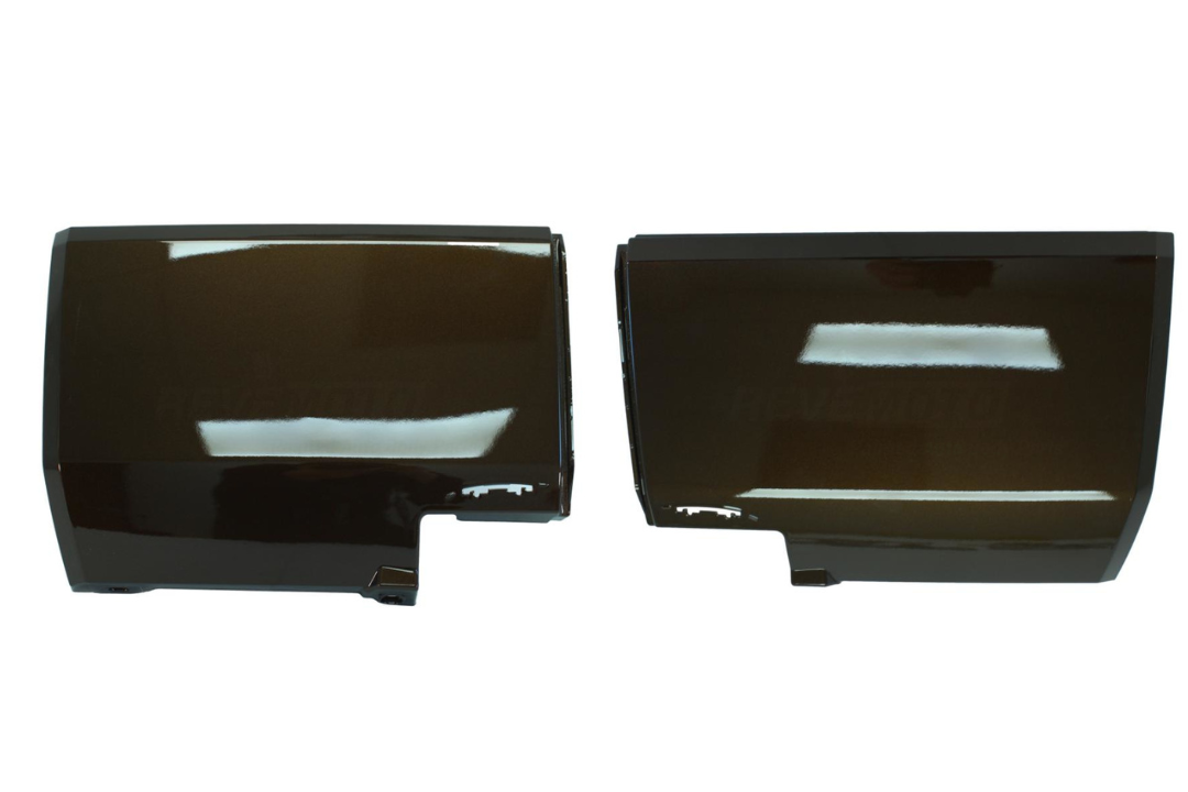 2022-2024 Toyota Tundra Rear Bumper End Cap Painted (WITHOUT: TRD Pro Models) (OEM Only) Dark Brown (4X4)
