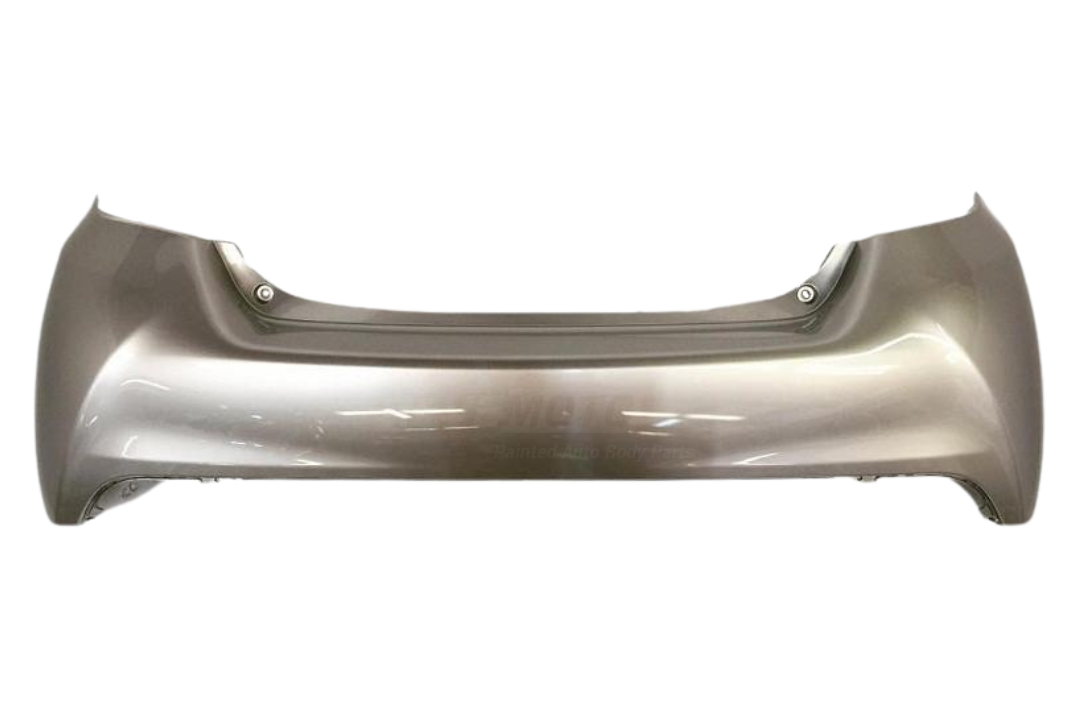 2015-2017 Toyota Yaris Rear Bumper Painted (Hatchback | Aftermarket) Absolutely Red (3P0) 521590U917 TO1100314