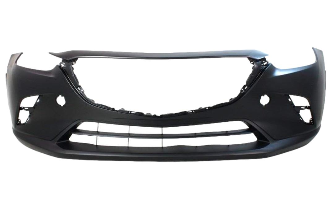 2016-2022 Mazda CX-3 Front Bumper Painted (WITHOUT: Bright Molding, Cover and Brackets) Snowflake Pearl Tricoat (25D) DD1G50031GBB DF8G50031DBB MA1000242