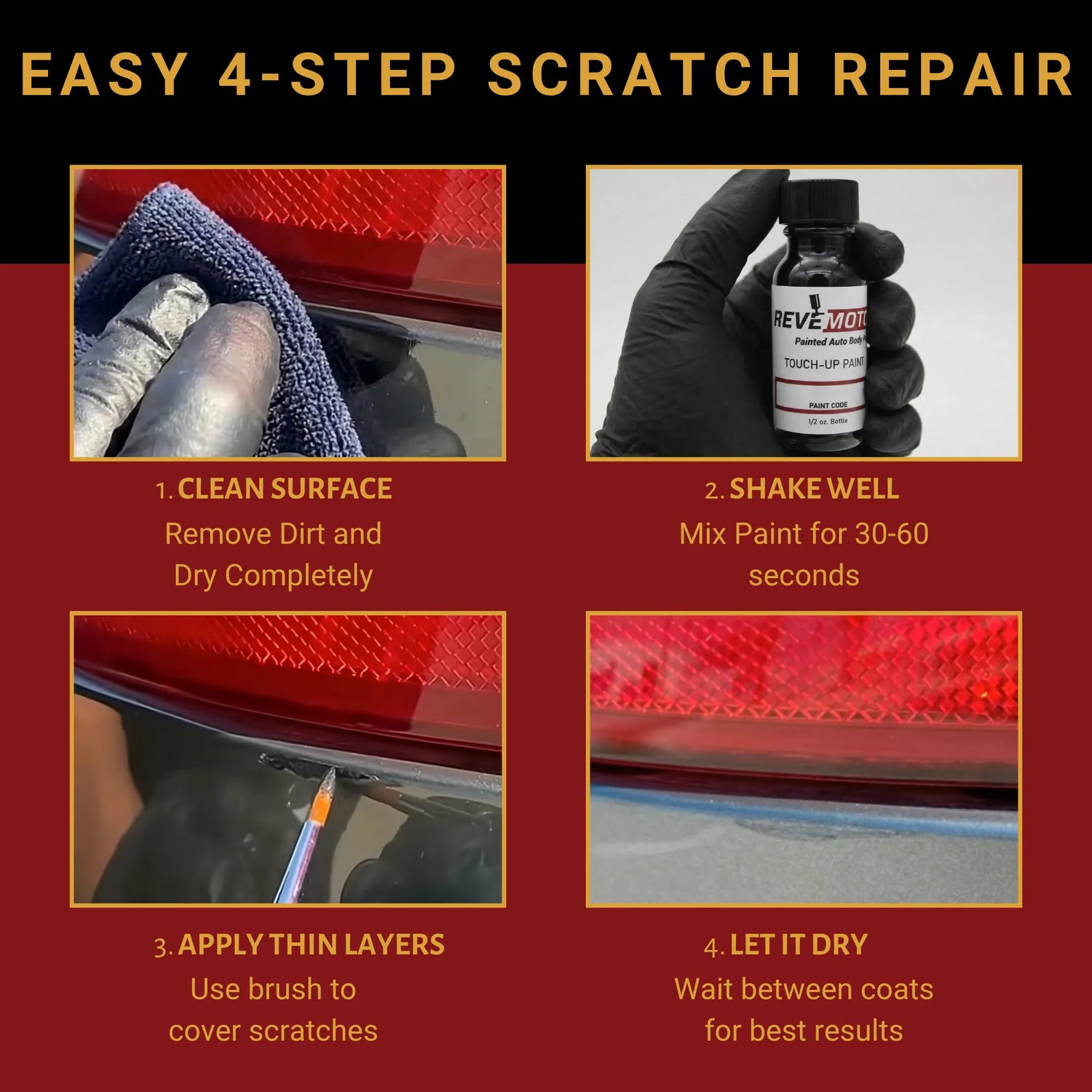 2023 Toyota Corolla : Automotive Touch Up Paint 1/2oz (Sealer, Base and Clear Topcoat)