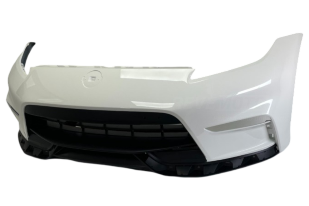 28366 - 2015-2020 Nissan 370Z : Front Bumper Painted (Nismo Models) White Pearl (QAB) FBM226GA0H