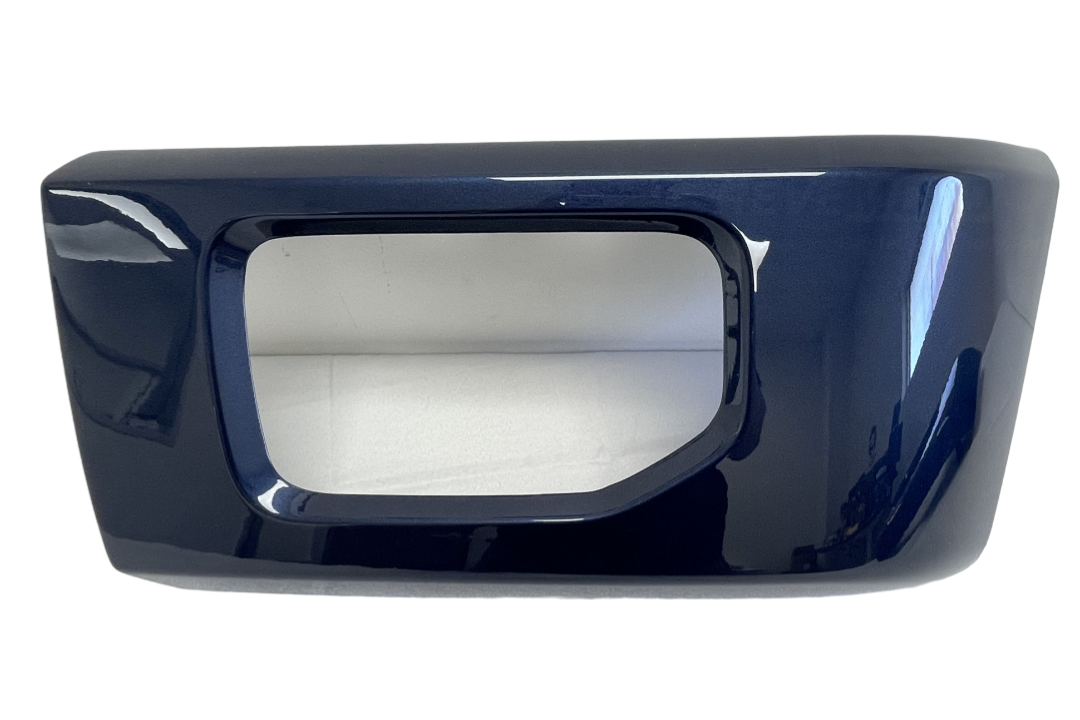 28060 - 2015-2017 Ford F150 Front Bumper End Cap Painted Left, Driver-Side Blue Jeans Metallic (N1) FO1004118 FL3Z17K833APTM 