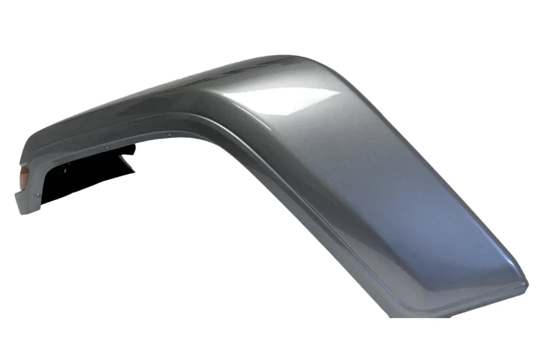 27156 - Painted Fender Flare for 2007-2018 Jeep Wrangler (Set of 4 | (Standard for JL Models) *****FULLY PAINTED*** Billet Silver Metallic (PSC) 6AD71RXFAH