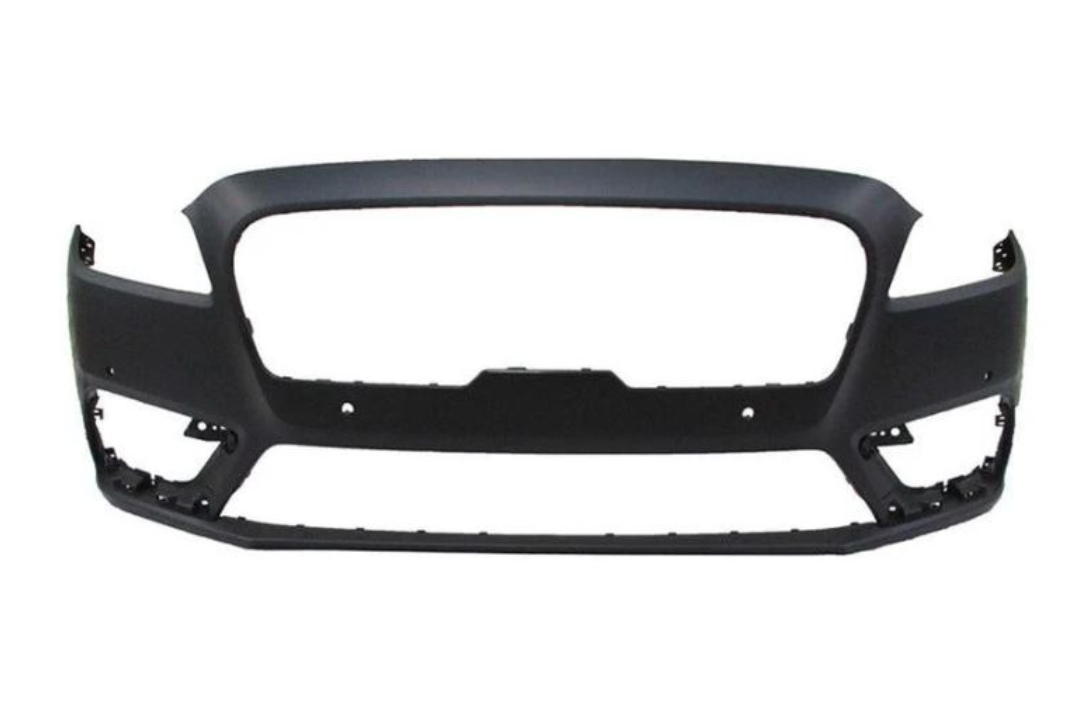 2017-2020 Lincoln Continental Front Bumper Painted (WITHOUT: Two Park Assist Sensor Holes) GD9Z17D957ABPTM FO1000743