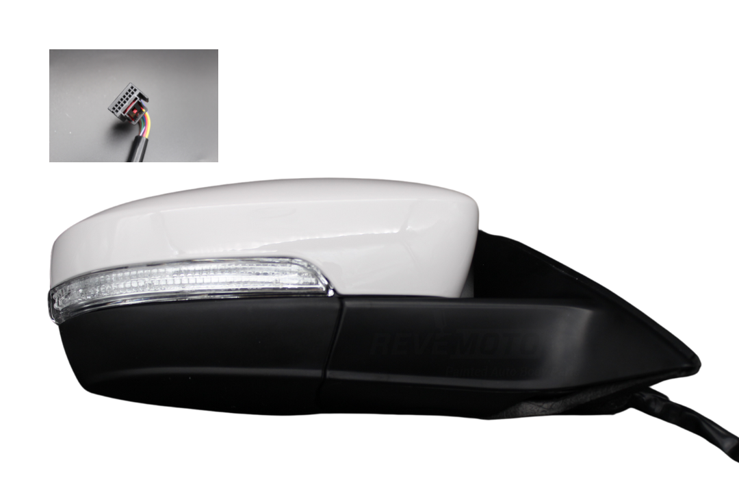 2014 Volkswagen Passat Side View Mirror Painted (WITH: Memory Package) Candy White (LB9A) 561857508S9B9 
