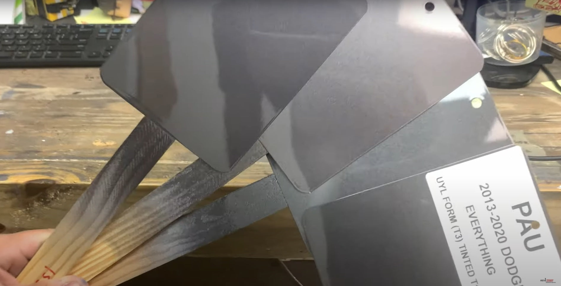 ReveMoto's Paint Matching Swatches To Ensure We Get A Perfectly Matched Painted Car Part