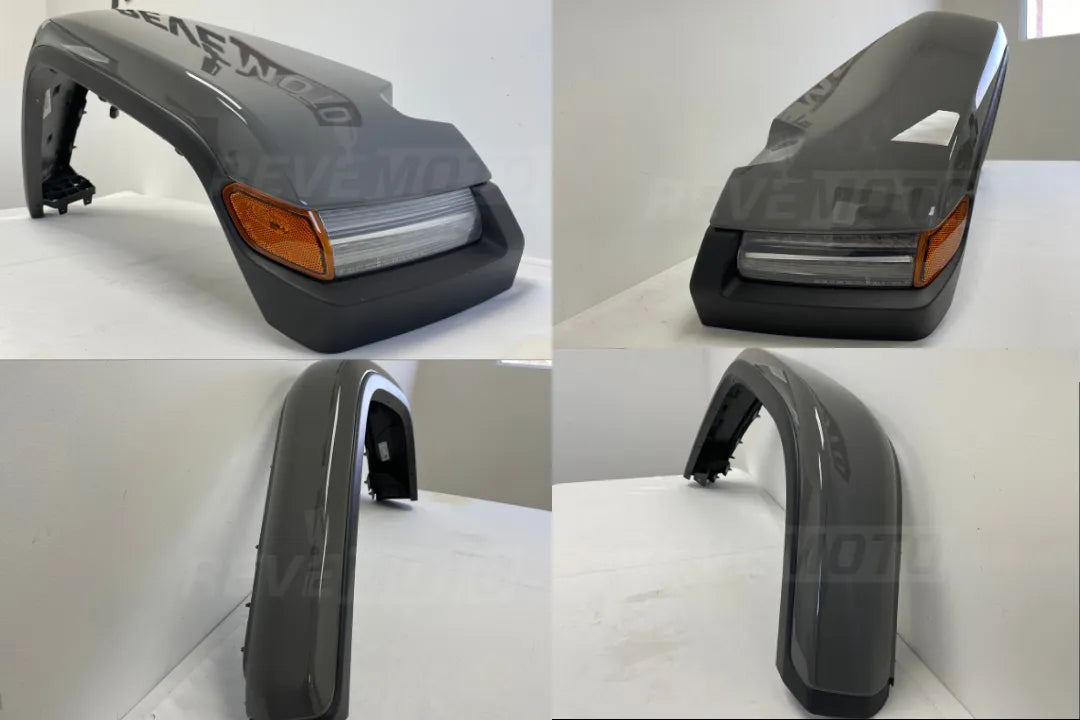 Painted Fender Flare for 2018-2025 Jeep Wrangler (Set of 4 | High-Rise for JL) Sting Grey (PDN) 82215741AD ReveMoto Painted Auto Body Parts Replacement