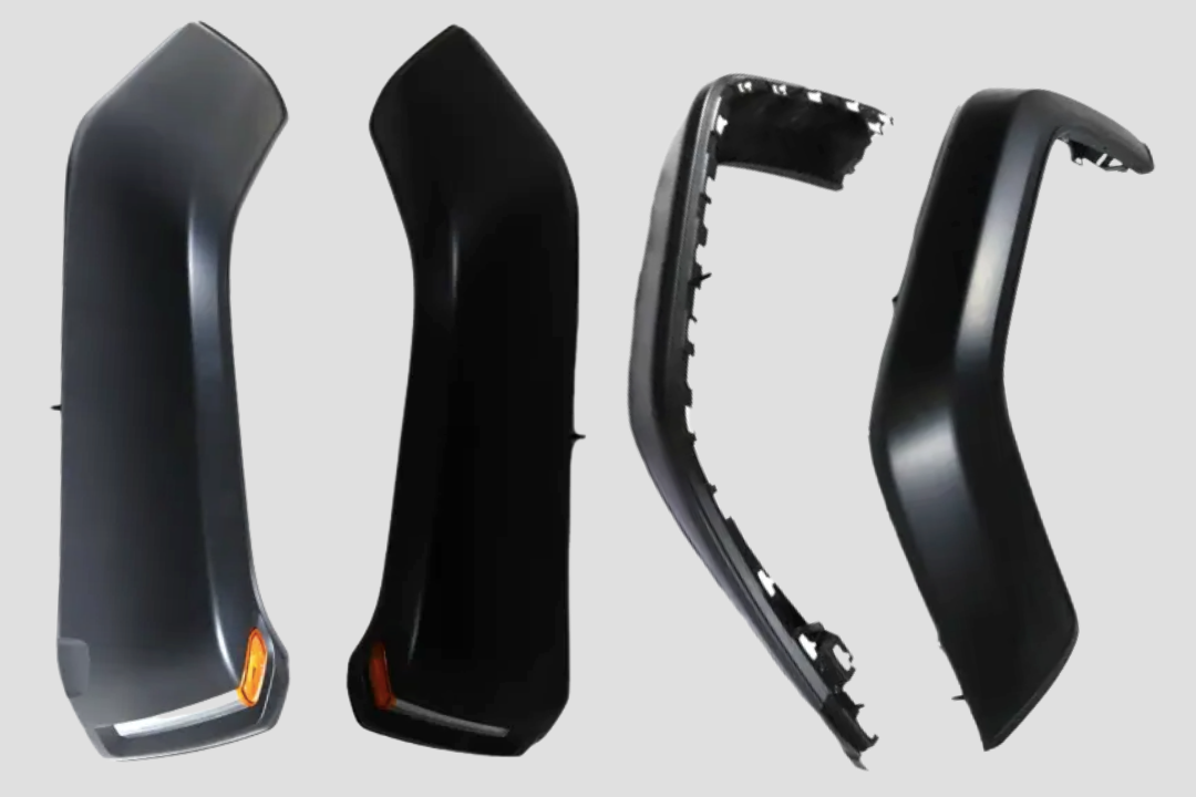 Painted Fender Flare for 2020-2024 Jeep Gladiator Front 
68585825AA (Left, Driver-Side) 
68585824AA (Right, Passenger-Side) 
Rear 
6ZR15TZZAA (Left, Driver-Side) 
6ZR14TZZAA (Right, Passenger-Side) ReveMoto Painted Auto Body Parts Replacement