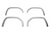 Painted Fender Flare for 2024-2025 GMC Sierra (2500HD | Set of 4) ReveMoto Painted Auto Parts Replacement 