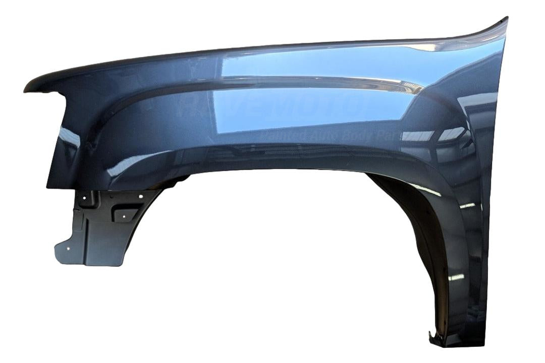Painted Fender for 2007-2014 GMC Sierra (2500 HD/3500 HD | Aftermarket) Dark Labyrinth Metallic (WA707S) 22977471 GM1240342 ReveMoto Painted Auto Parts Replacement