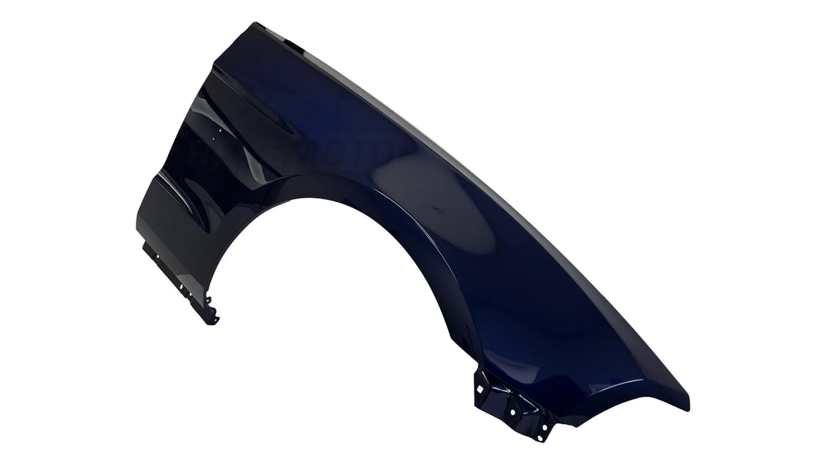 Painted Fender for 2010-2014 Ford Mustang Left Driver Side, Base, With Pony Package and Moulding Holes, Painted Kona Blue Metallic (L6) AR3Z16006B FO1240282