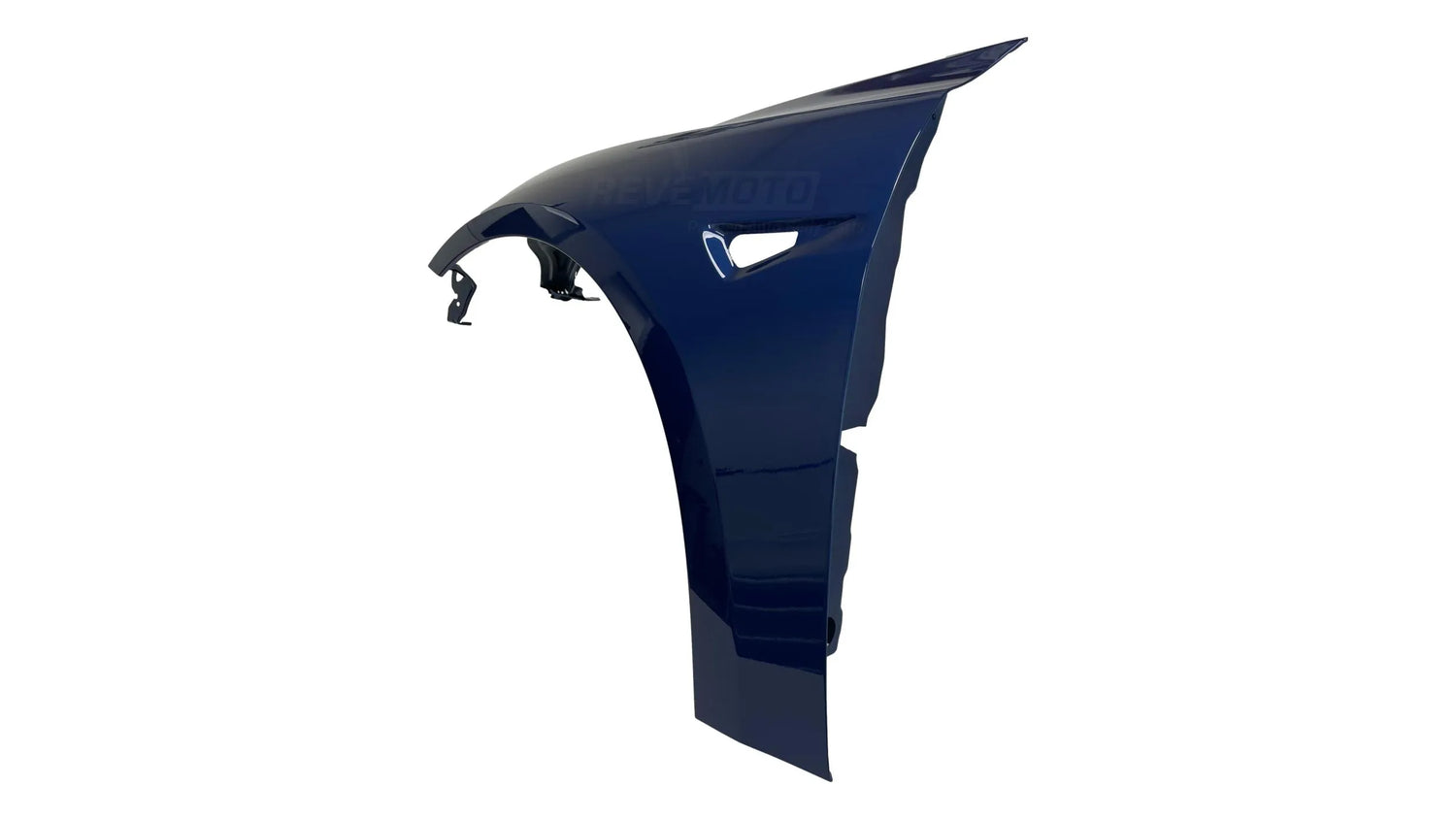 Painted Fender for 2017-2023 Tesla Model 3 Left, Driver-Side Ocean Blue Metallic Ocean Blue Pearl Metallic (PPSB) 1081401E0D/1081400E0C ReveMoto Painted Auto Body Parts Replacement