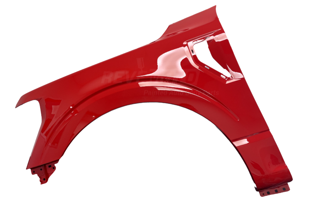 Painted Fender for 2021-2025 Ford F150 (Driver-Side) Race Red (PQ) ML3Z16006A VL3Z16006E ReveMoto Painted Auto Body Parts Replacement
