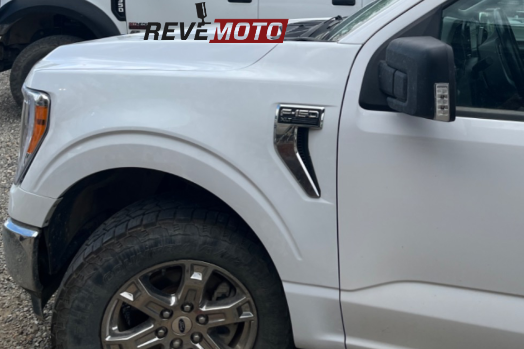 Painted Fender for 2021-2024 Ford F150 (OEM Only | Driver-Side) Oxford White (YZ/Z1) ReveMoto Painted Auto Body Parts Replacement ML3Z16006A