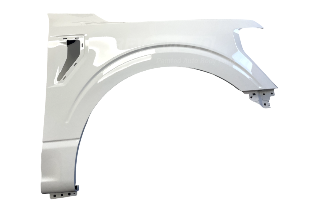 Painted Fender for 2021-2024 Ford F150 (Passenger-Side) Oxford White (YZ) ML3Z16005A VL3Z16006E ReveMoto Painted Auto Body Parts Replacement