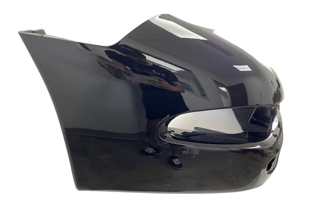 Painted Front Bumper Cover for2000-2004 Chevrolet Corvette Black (WA8555) 10433080 GM1000544 ReveMoto Painted Auto Body Parts Replacement 