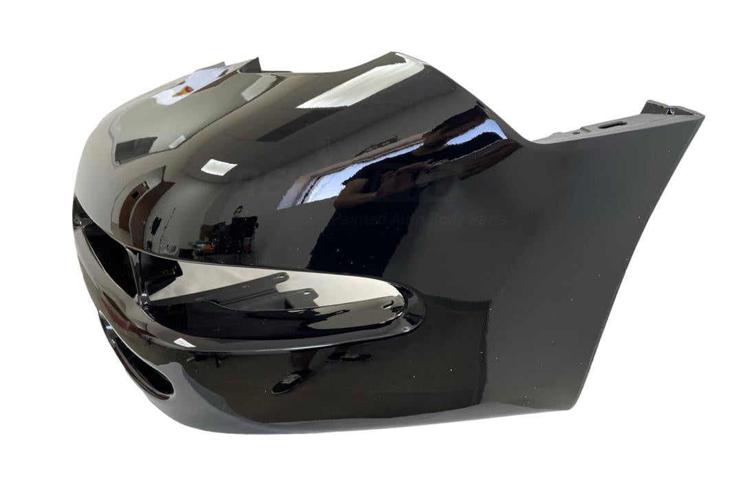 Painted Front Bumper Cover for2000-2004 Chevrolet Corvette Black (WA8555) 10433080 GM1000544 ReveMoto Painted Auto Body Parts Replacement 