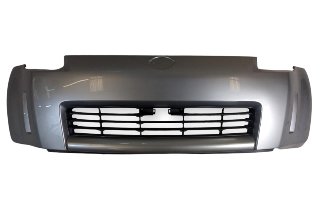 Painted Front Bumper Cover for 2003-2005 Nissan 350Z Diamond Graphite Metallic WV2 62022CD025 NI1000201 Revemoto Painted Auto Body Parts Replacement