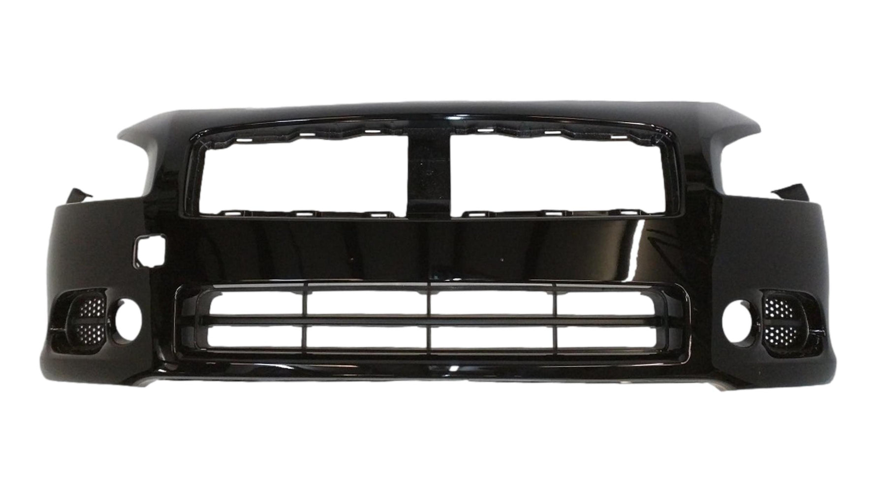  Painted Front Bumper Cover for 2009-2014 Nissan Maxima Black Obsidian (KH3) 620229N00H NI1000258 ReveMoto Painted Auto Body Parts Replacement