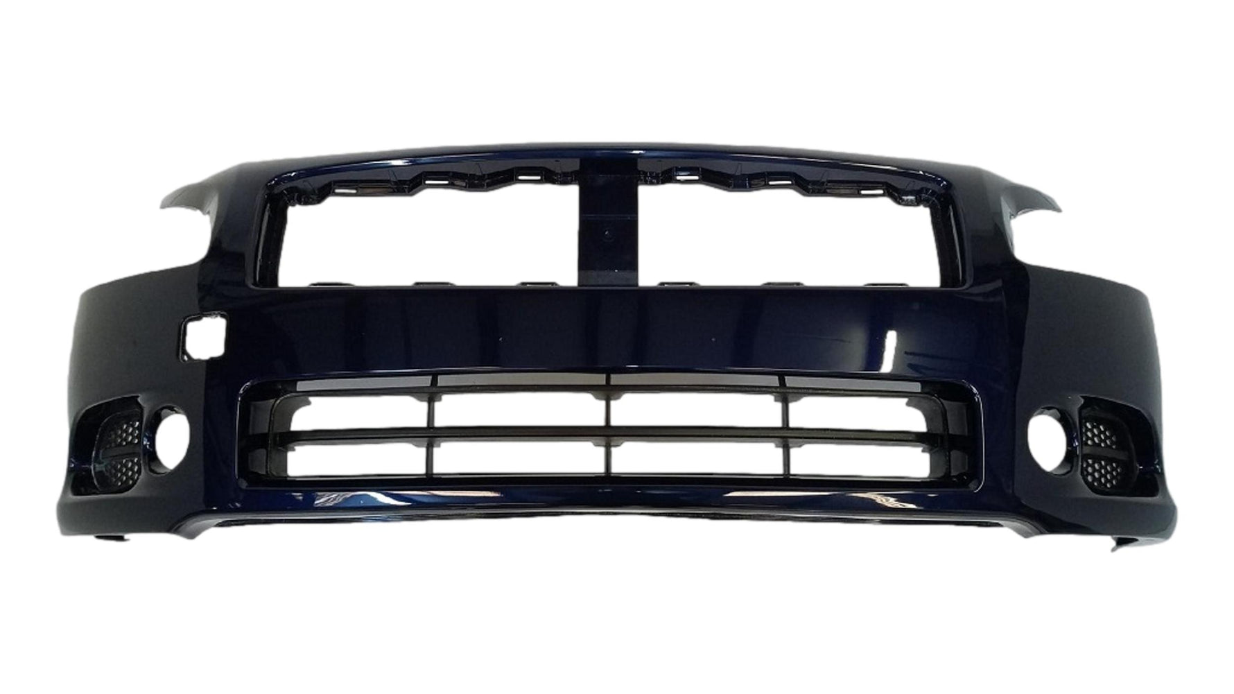  Painted Front Bumper Cover for 2009-2014 Nissan Maxima Deep Blue Metallic (RAB) 620229N00H NI1000258 ReveMoto Painted Auto Body Parts Replacement