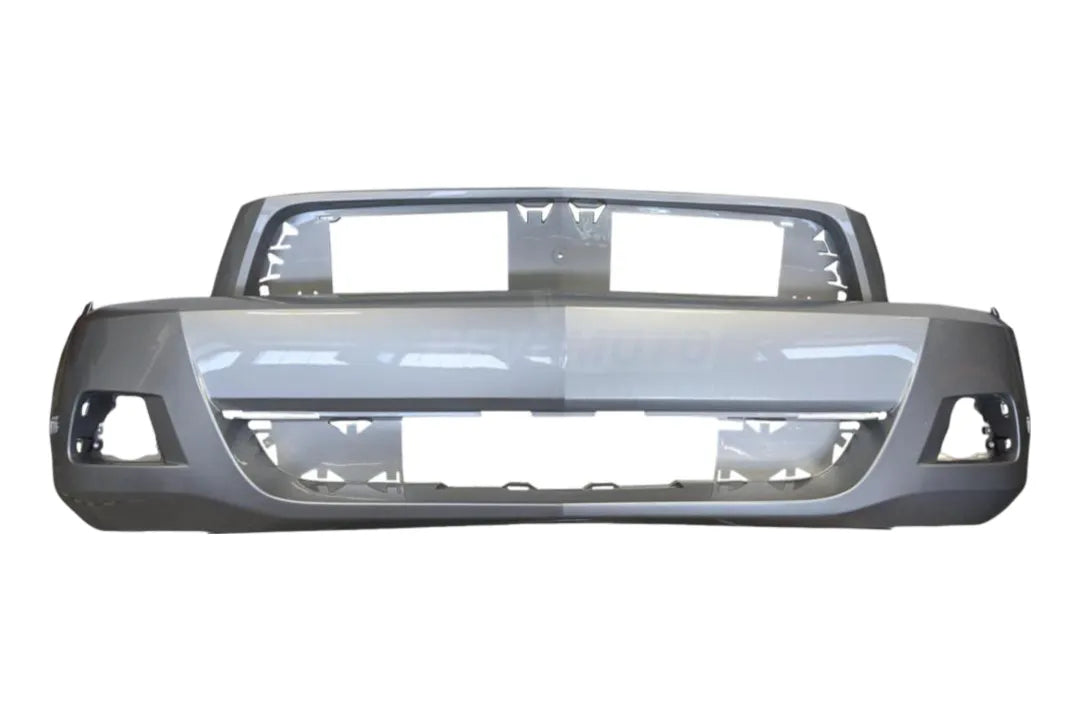 Painted Front Bumper Cover for 2010-2012 Ford Mustang (OEM) Base Models Ingot Silver Metallic (UX) AR3Z17D957AA AR3Z17D957AACP ReveMoto Painted Auto Body Parts Replacement