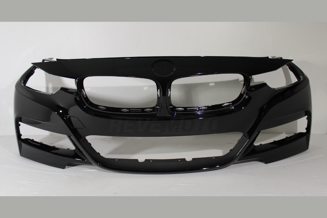 Painted Front Bumper Cover for 2013-2018 BMW 3-Series Jet Black (668) 51118067951 