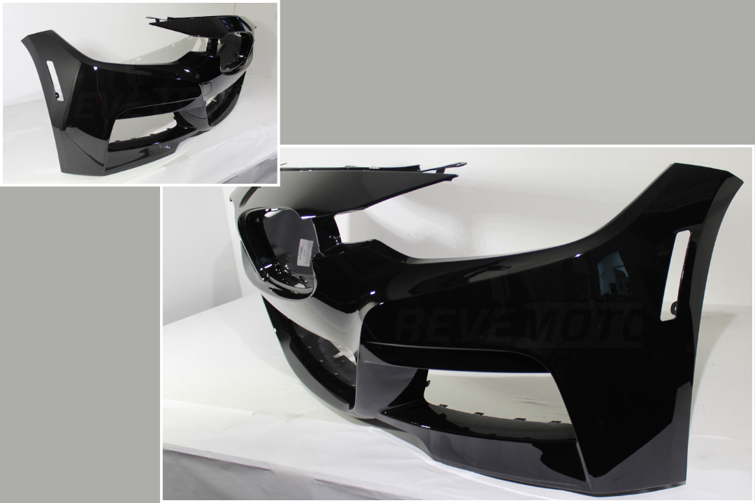 Painted Front Bumper Cover for 2013-2018 BMW 3-Series Jet Black (668) 51118067951 
