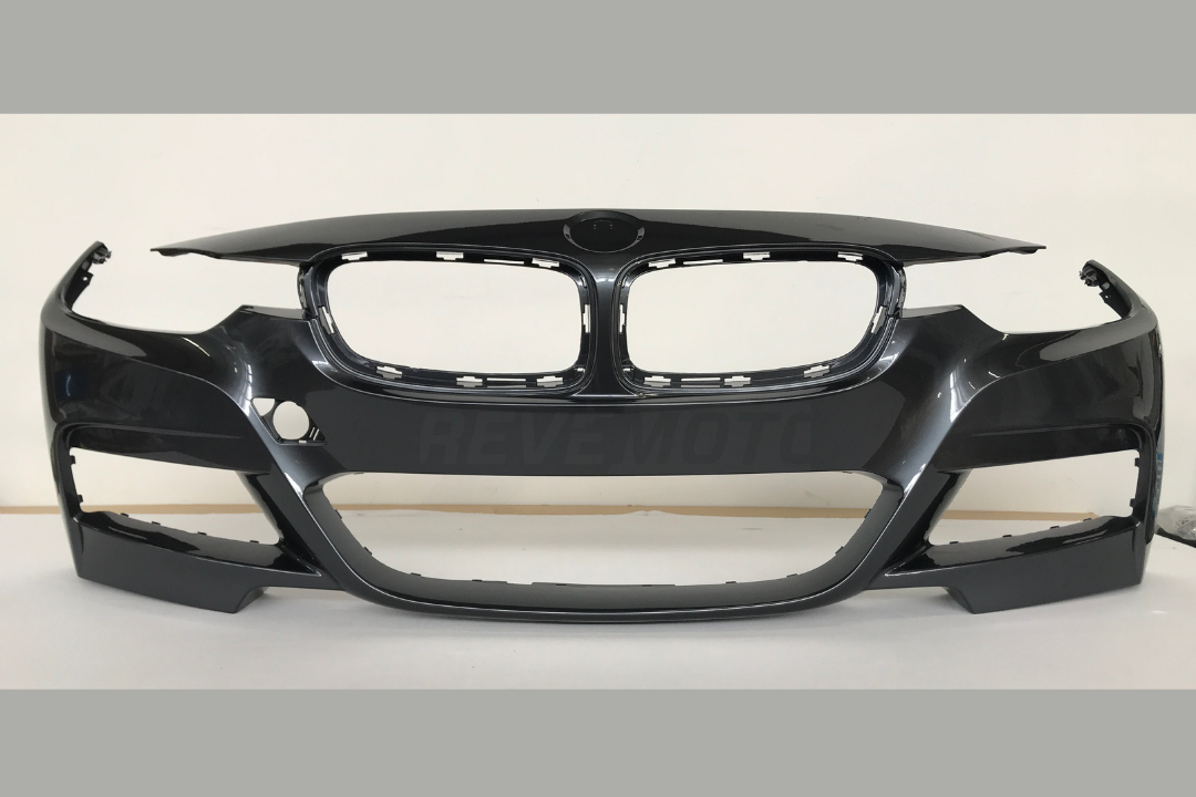 Painted Front Bumper Cover for 2013-2018 BMW 3-Series Mineralgrau Metallic (B39) 51118067951 