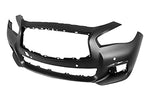 Painted Front Bumper Cover for 2014-2017 Infiniti Q50 (Base) 620224HC0H IN1000257
