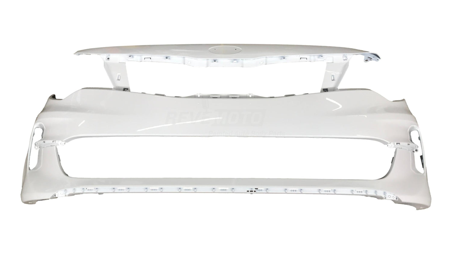 Painted Front Bumper Cover for 2016-2018 Kia Optima (USA Built; EX/LX) Snow White Pearl (SWP) 86511D5000 KI1000182