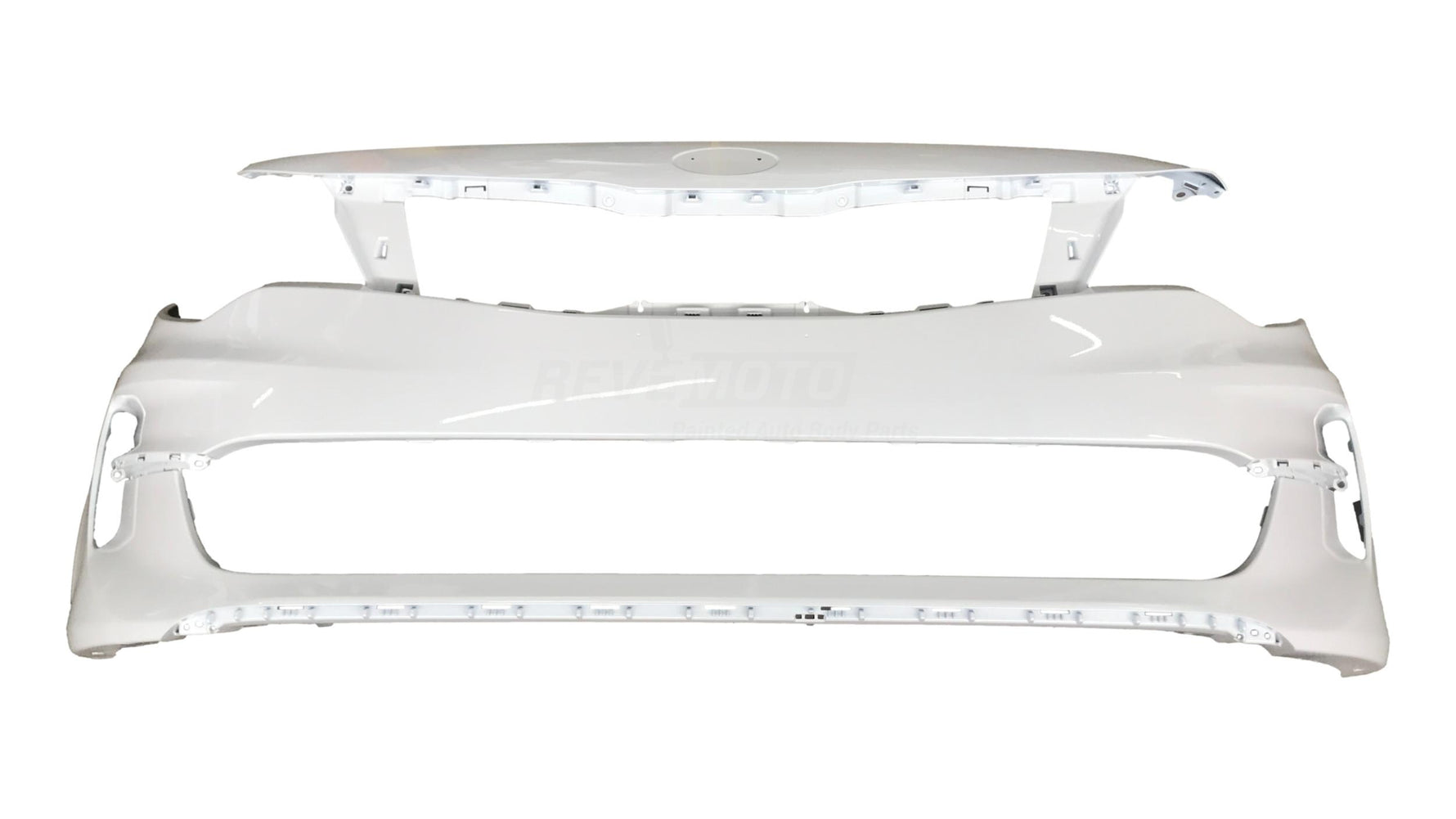 Painted Front Bumper Cover for 2016-2018 Kia Optima (USA Built; EX/LX) Snow White Pearl (SWP) 86511D5000 KI1000182