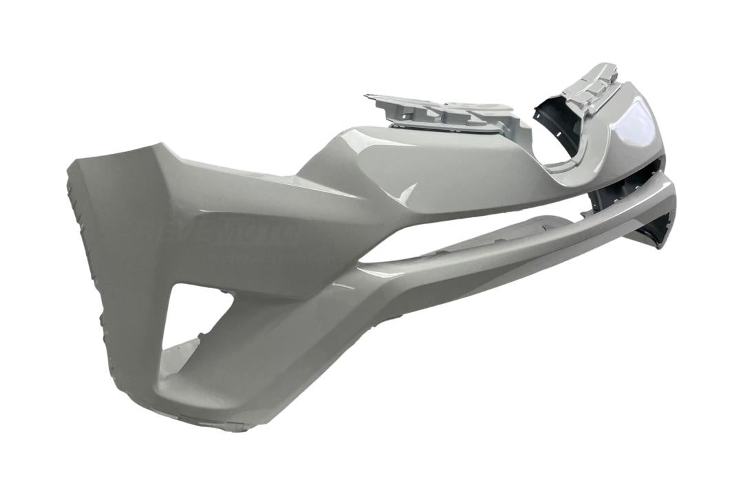 Painted Front Bumper Cover for 2016-2018 Toyota RAV4 (Aftermarket) Super White 2 (040) 521190R914 TO1014105 ReveMoto Painted Auto Parts Replacement 