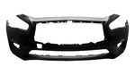 Painted Front Bumper Cover for 2018-2020 Infiniti Q50 (WITHOUT: Sport, Park Assist Sensor Holes) 620226HH0H IN1000284