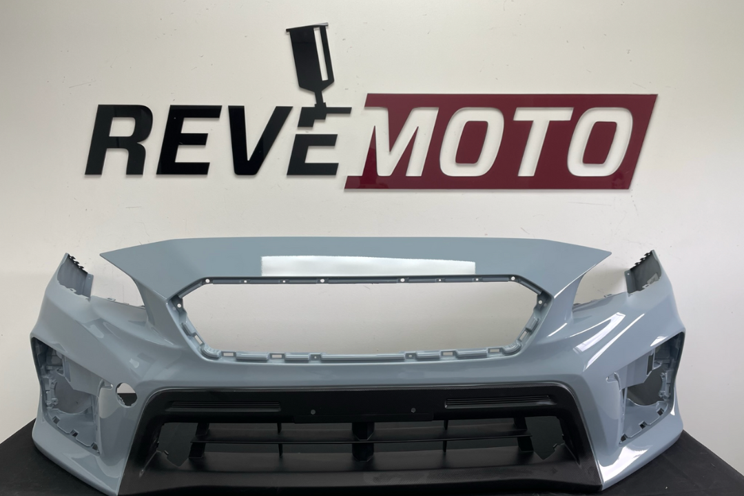 Painted Front Bumper Cover for 2018-2020 Subaru WRX Cool Gray Khafi PAF 57704VA050 SU1000190 ReveMoto Painted Auto Body Parts Replacement