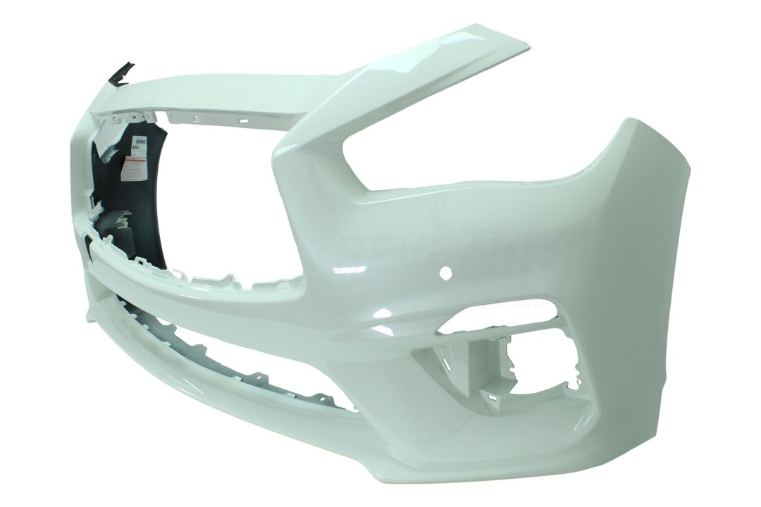 Painted Front Bumper Cover for 2018-2023 Infiniti Q50 (WITHOUT: Sport) White Pearl (QAB) 620226HH1H IN1000285