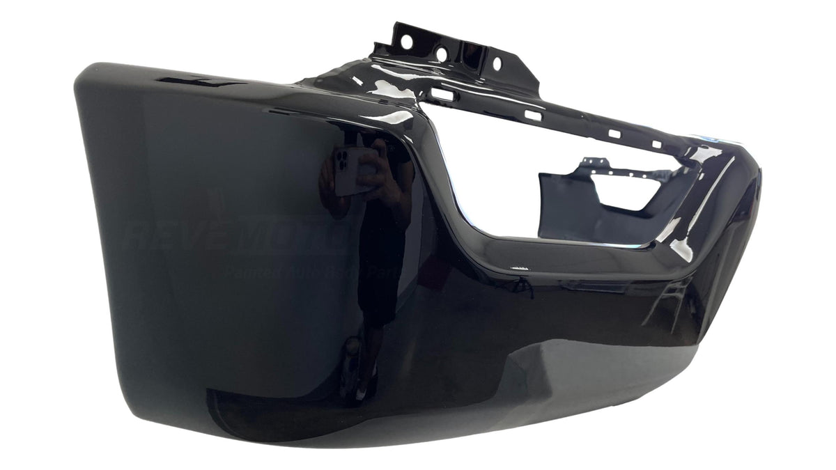 Painted Front Bumper Cover for 2021-2023 Ford F150 (w/o Park Sensors) Agate Black Metallic (UM) ML3Z17757BPTM