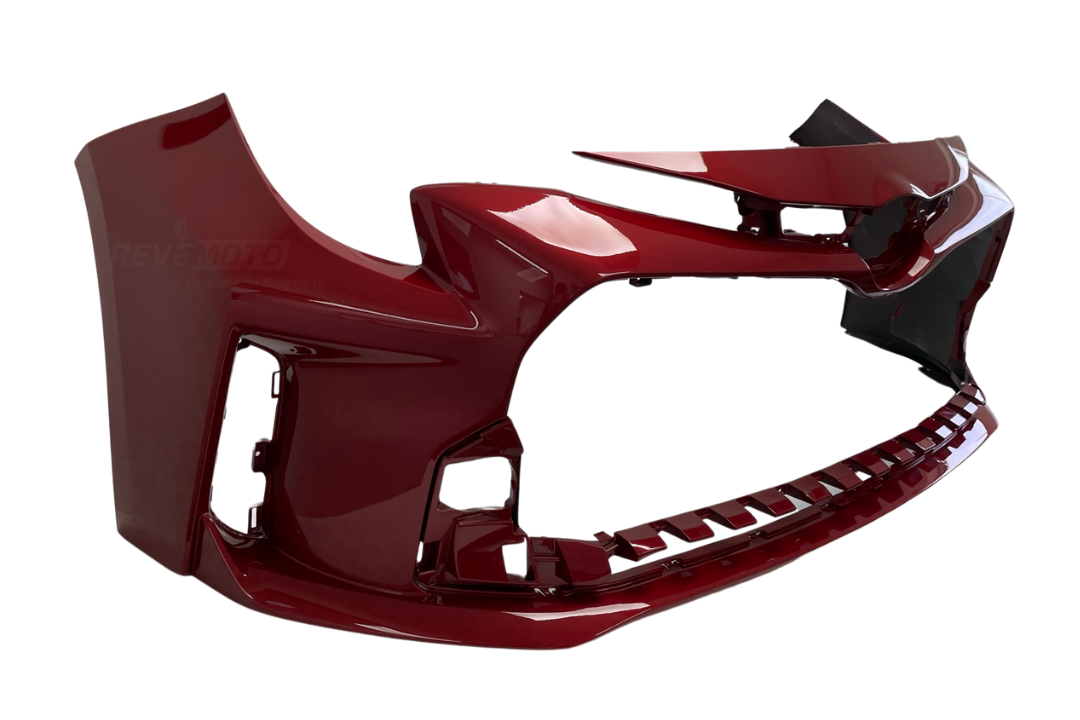 Painted Front Bumper Cover for 2023-2024 Toyota GR Corolla Emotional Red 2 Metallic (3U5) 521191A923 ReveMoto Painted Auto Body Parts Replacement