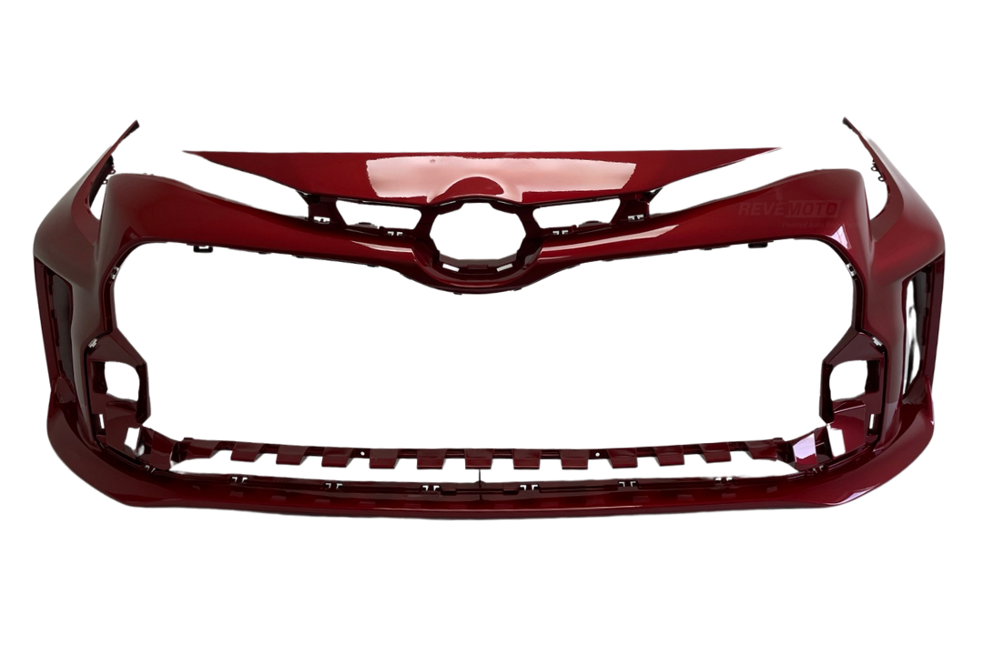 Painted Front Bumper Cover for 2023-2024 Toyota GR Corolla Emotional Red 2 Metallic (3U5) 521191A923 ReveMoto Painted Auto Body Parts Replacement