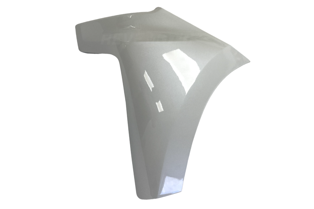 Painted Front Bumper End Cap Extension for 2019-2022 Chevrolet Silverado Abalone White Pearl (WA140X) 84658017 GM1016110 ReveMoto Painted Auto Body Parts Replacement